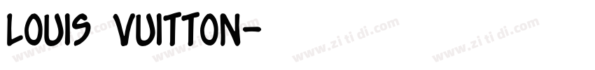 LOUIS VUITTON字体转换